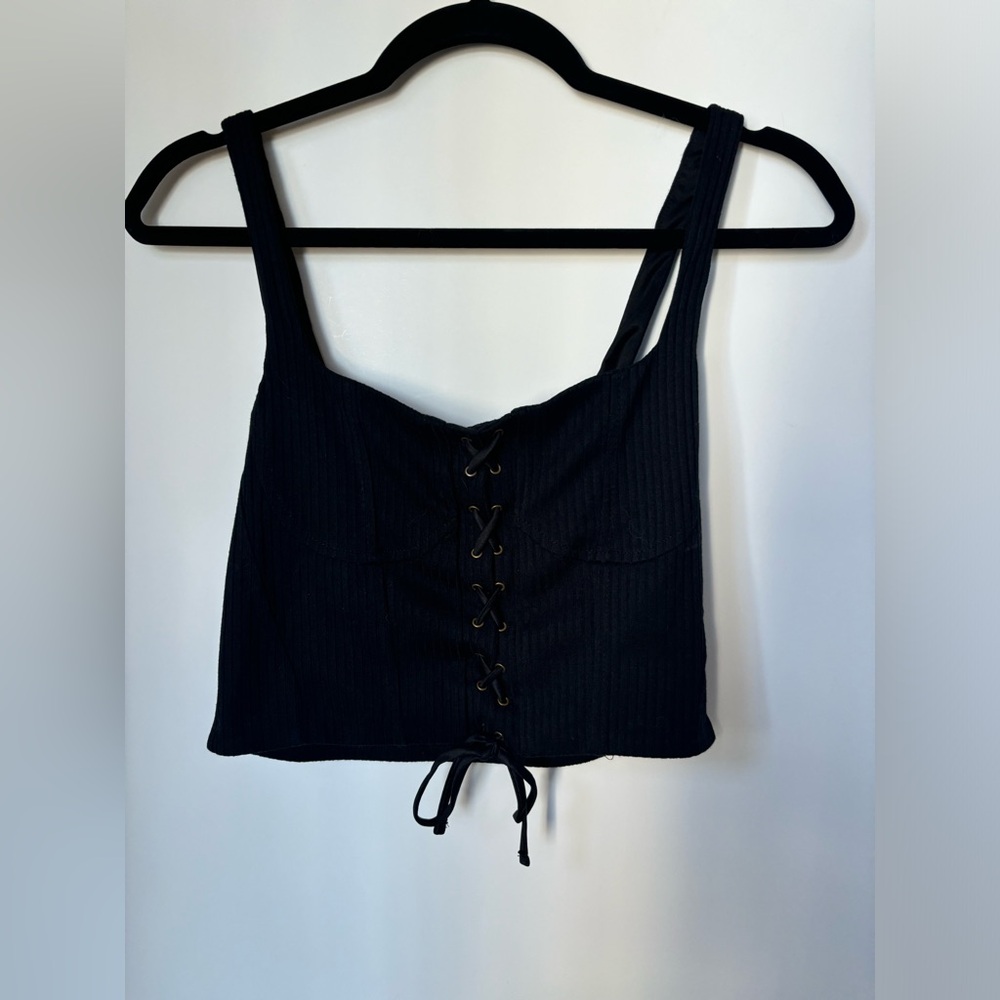 CORSET STYLE TANK TOP